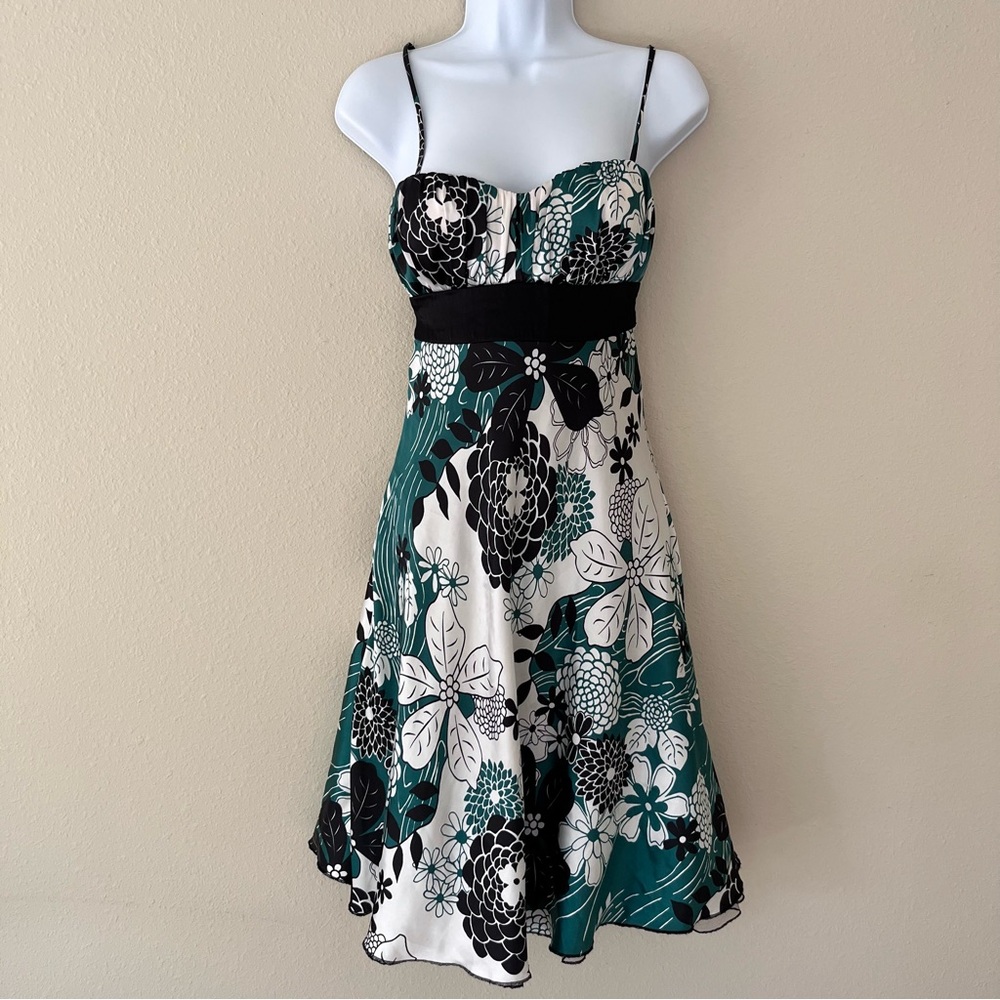 Speechless Y2K Babydoll Dress Size 7 Empire Waist Green Forest Fairy Vintage